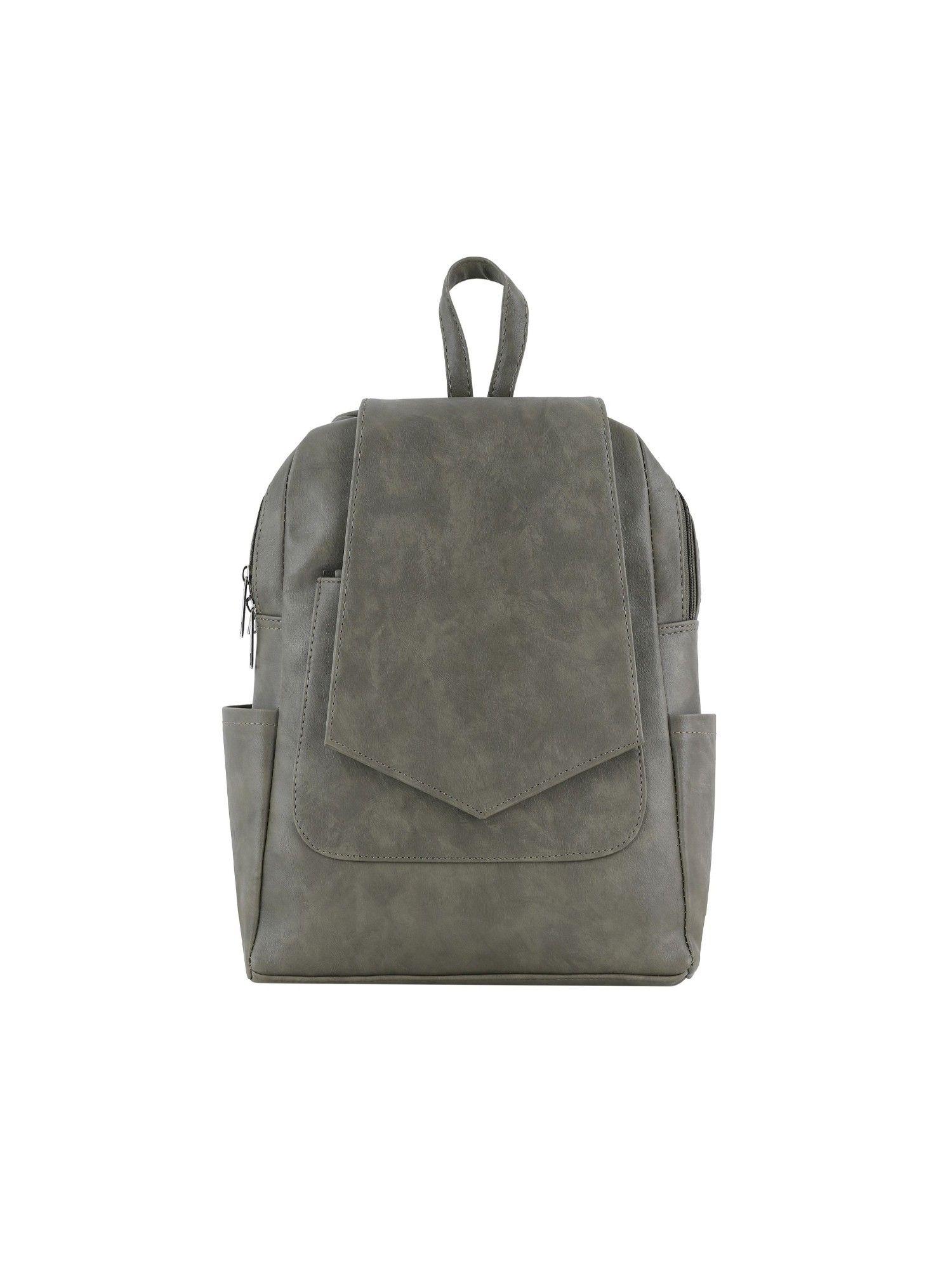 green multipocket backpack