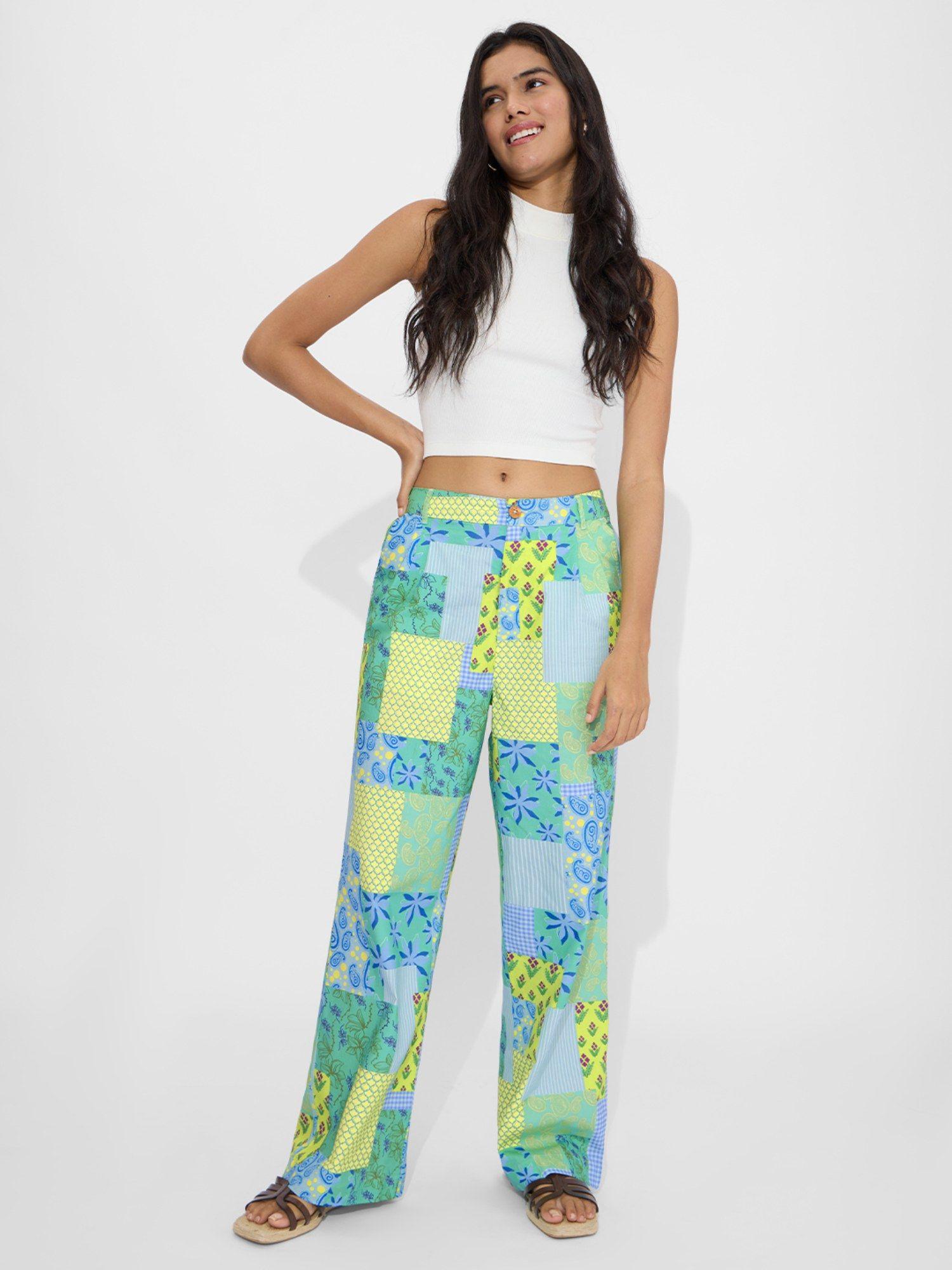 green originals paisley women pant