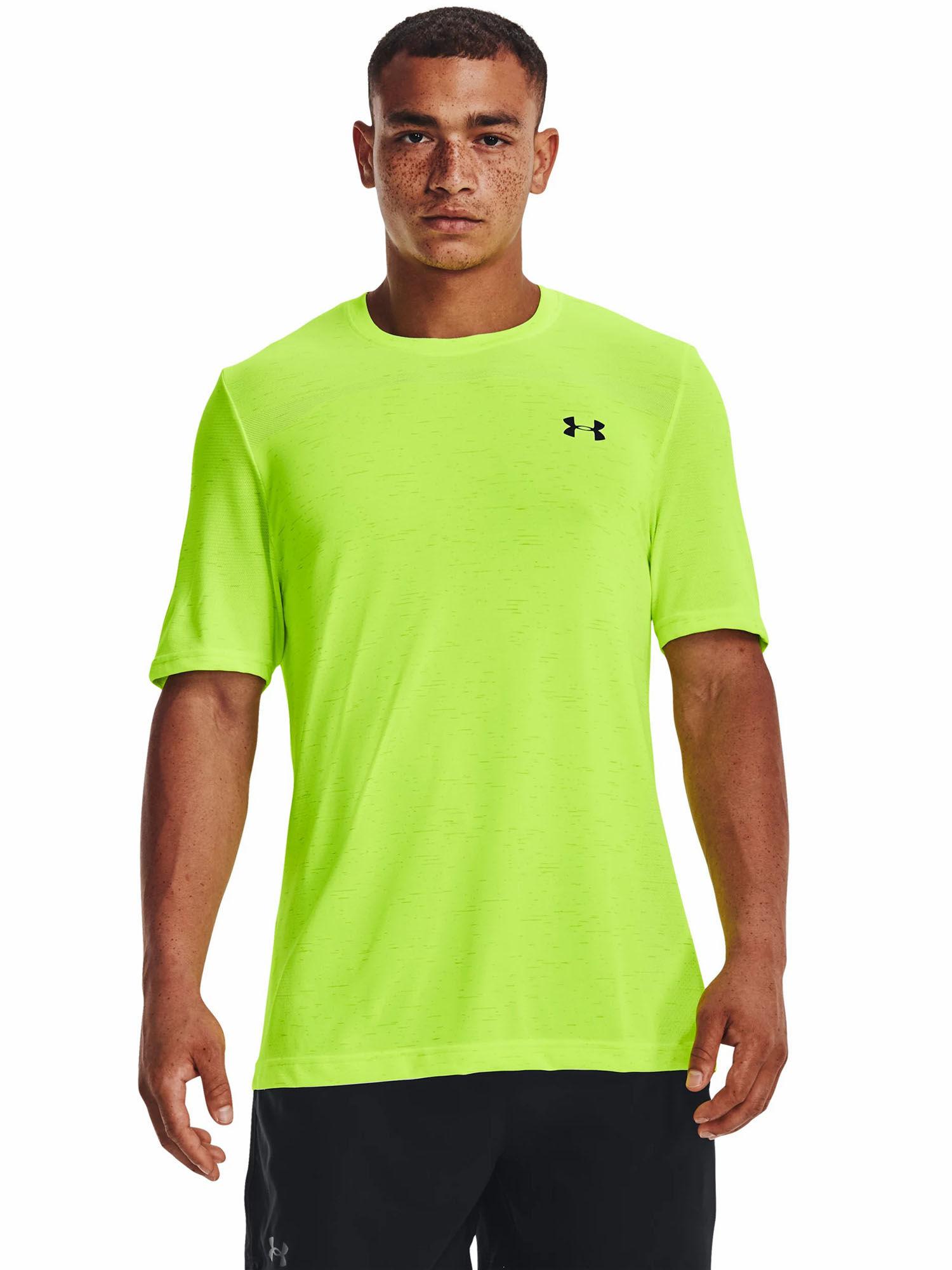 green seamless short sleeve t-shirt