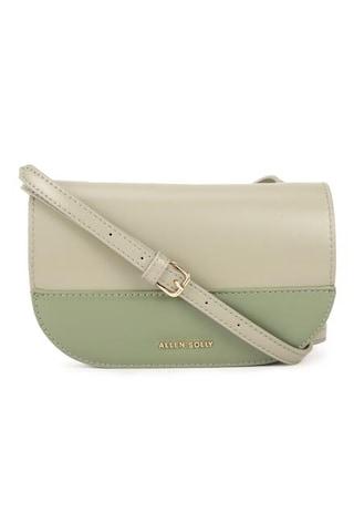 green solid casual pu women handbag