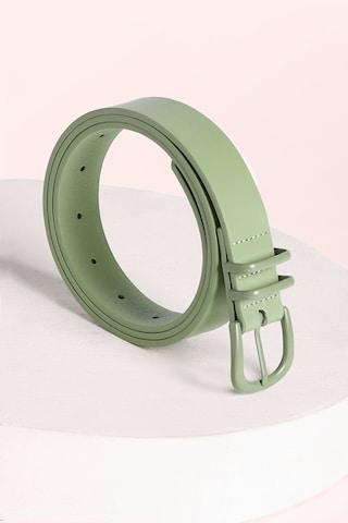 green solid pu belt