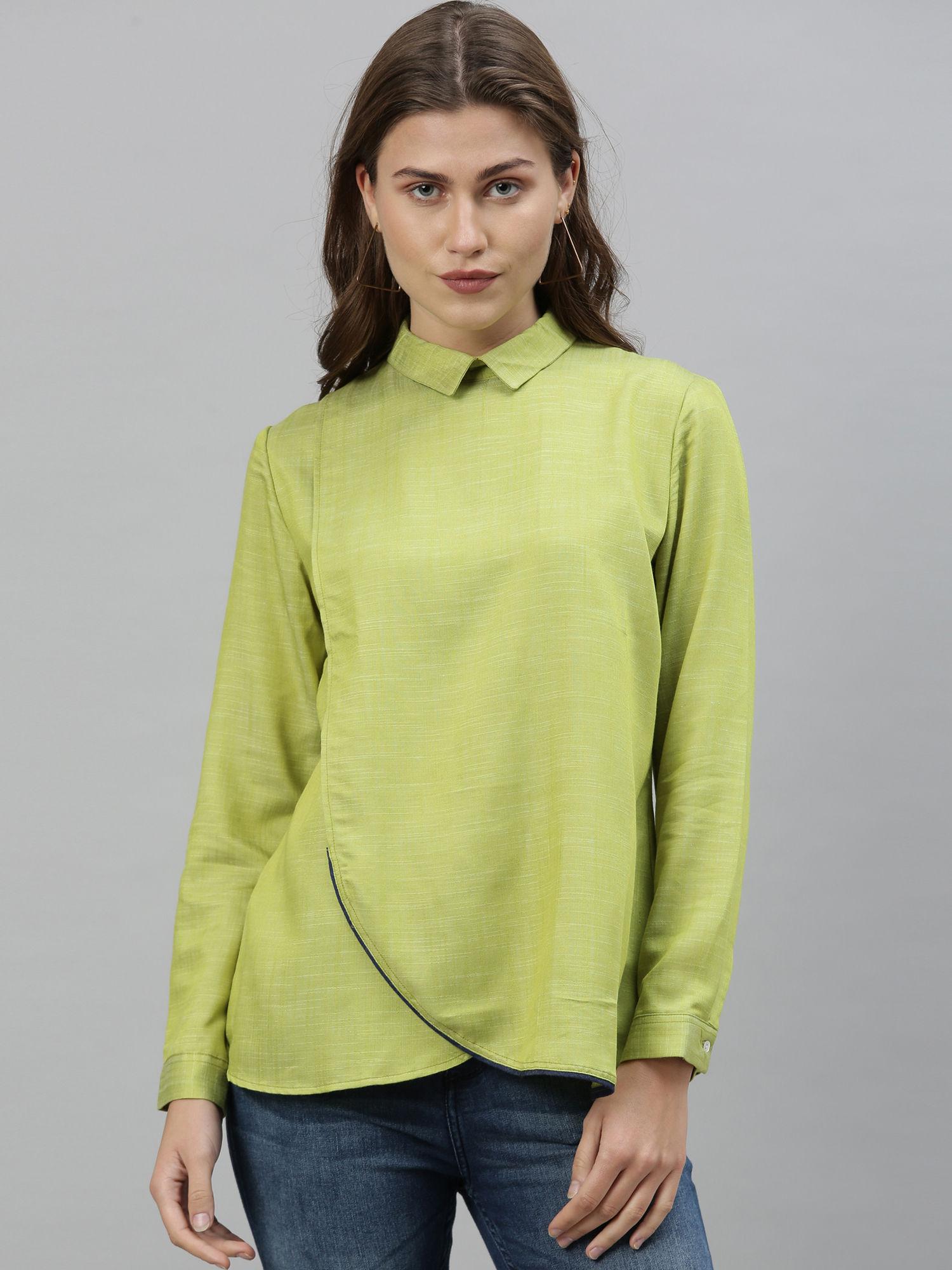 green solid top