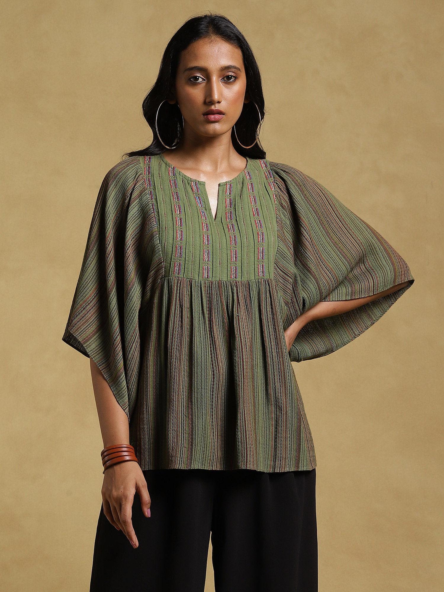 green striped kurti