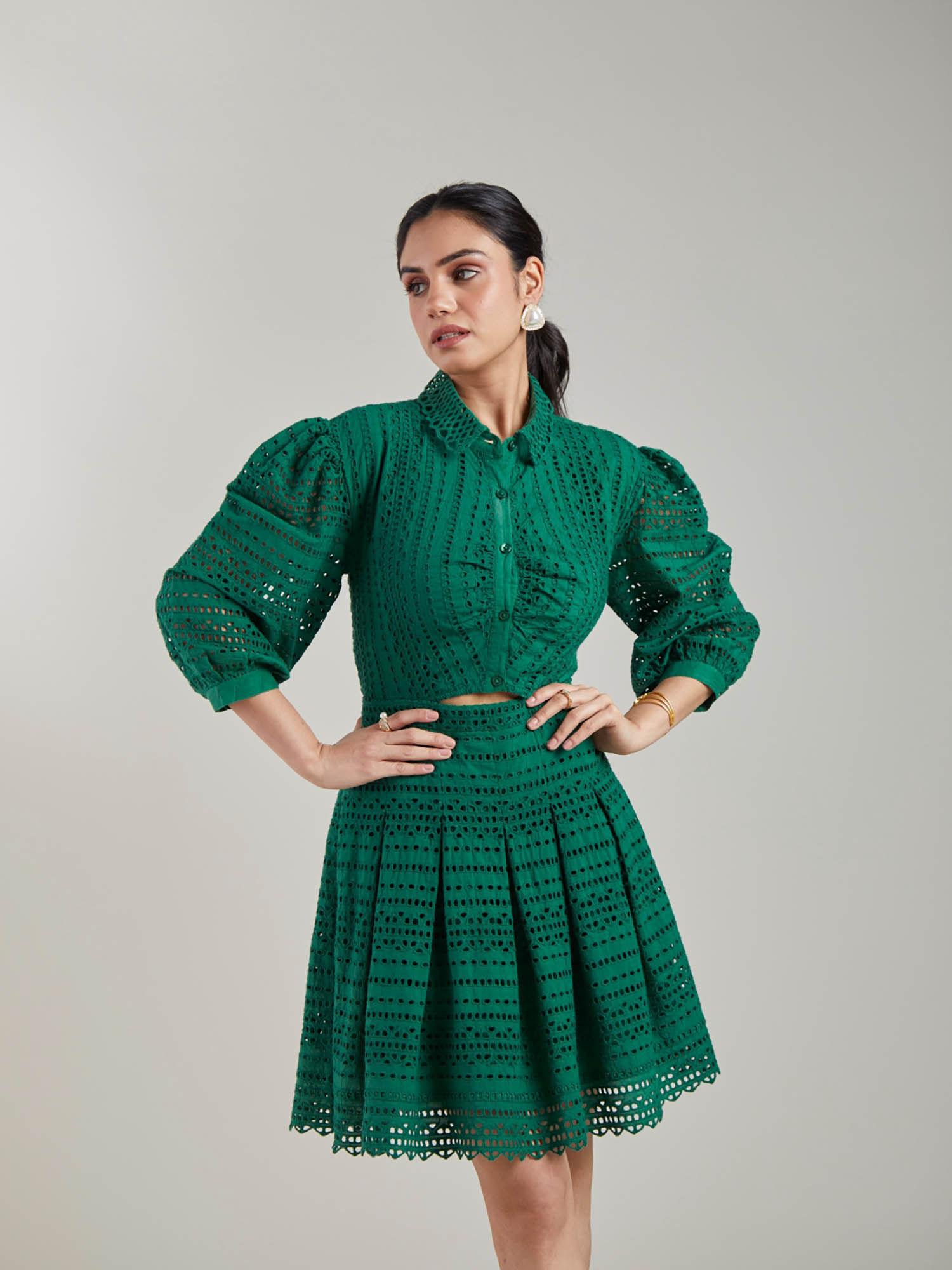 green thea dress