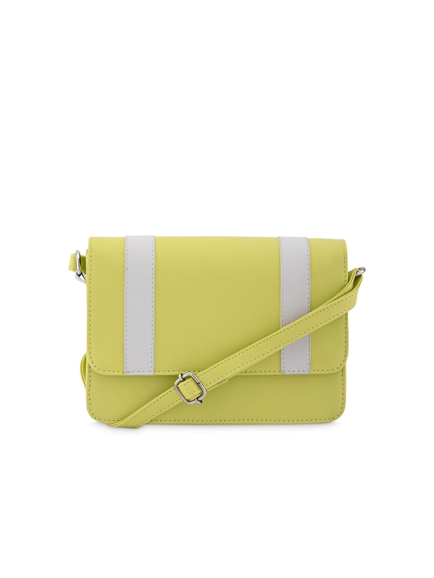 green trendy sling bag for women