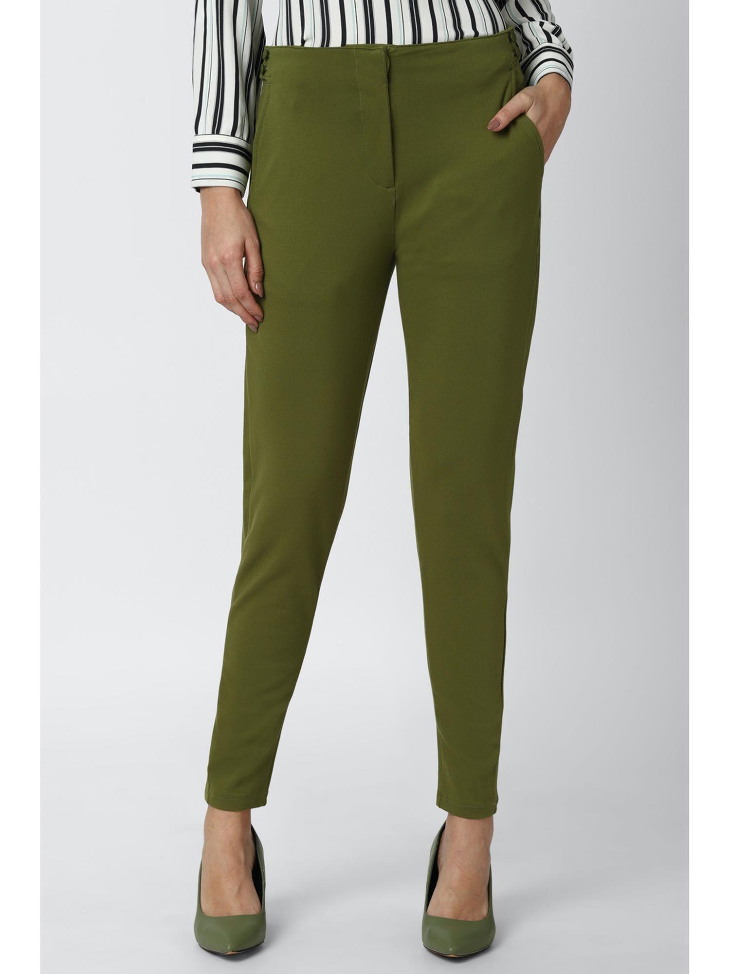 green trousers