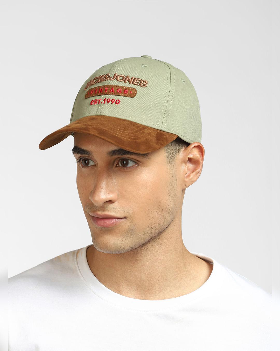 green vintage baseball cap