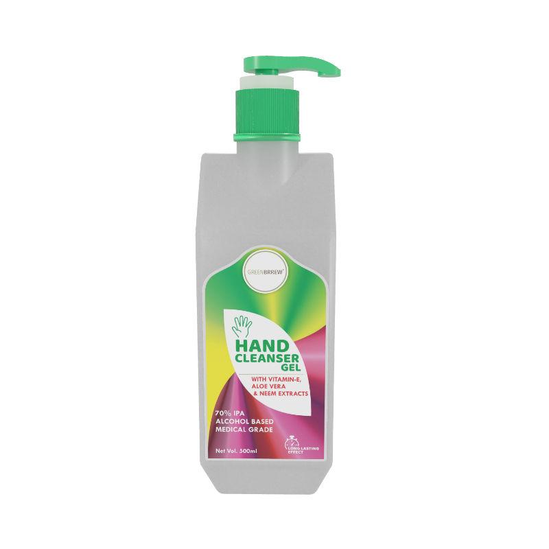 greenbrrew hand cleanser gel