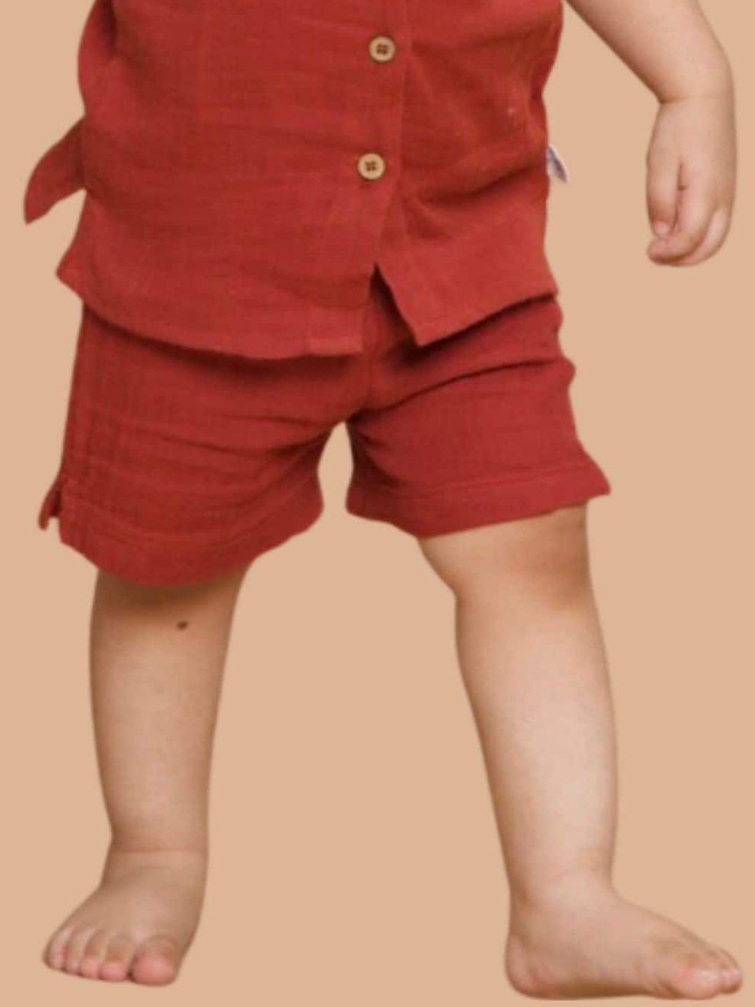 greendeer infants low-rise pure cotton regular shorts