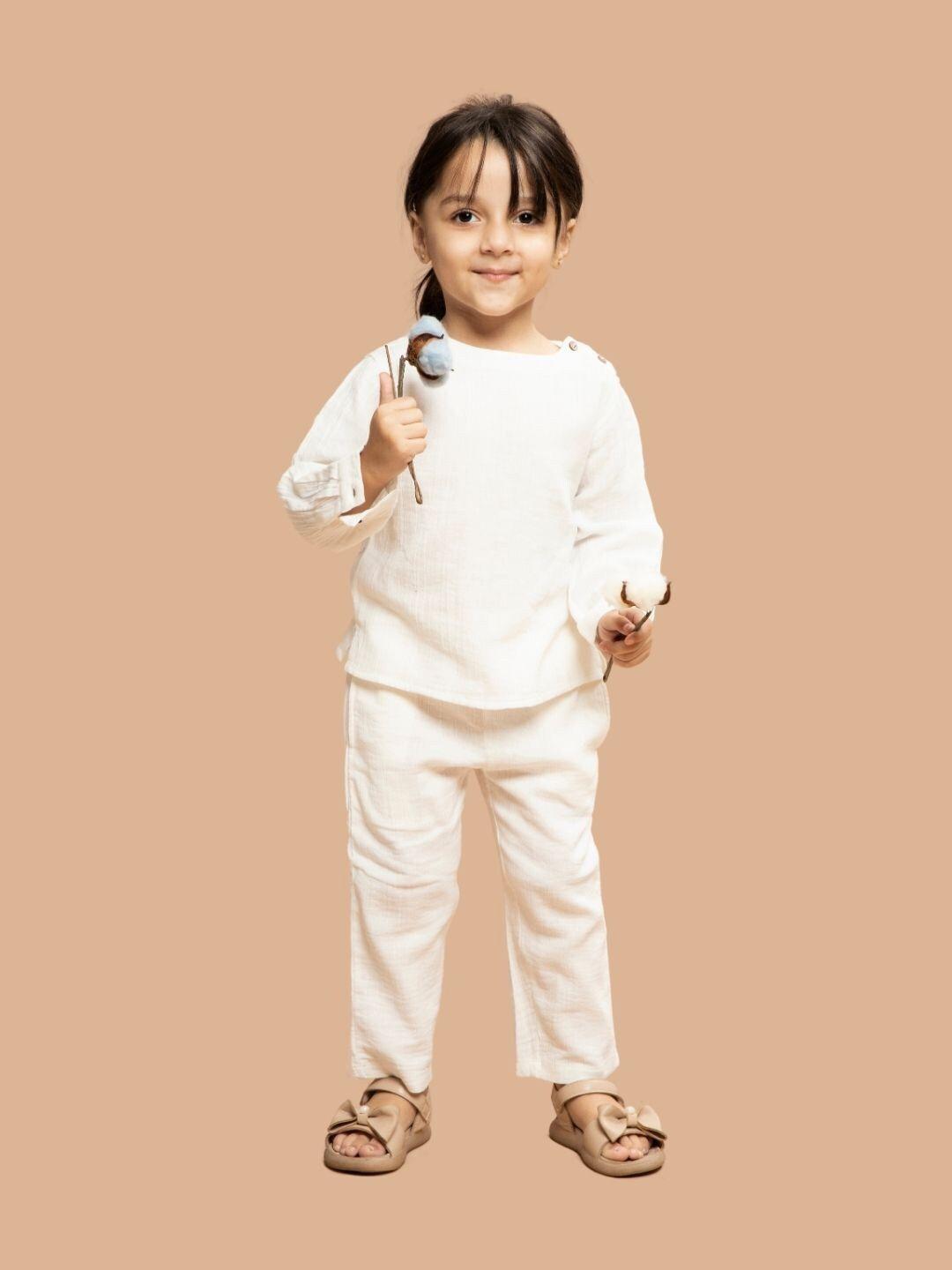 greendeer kids cotton top & trousers