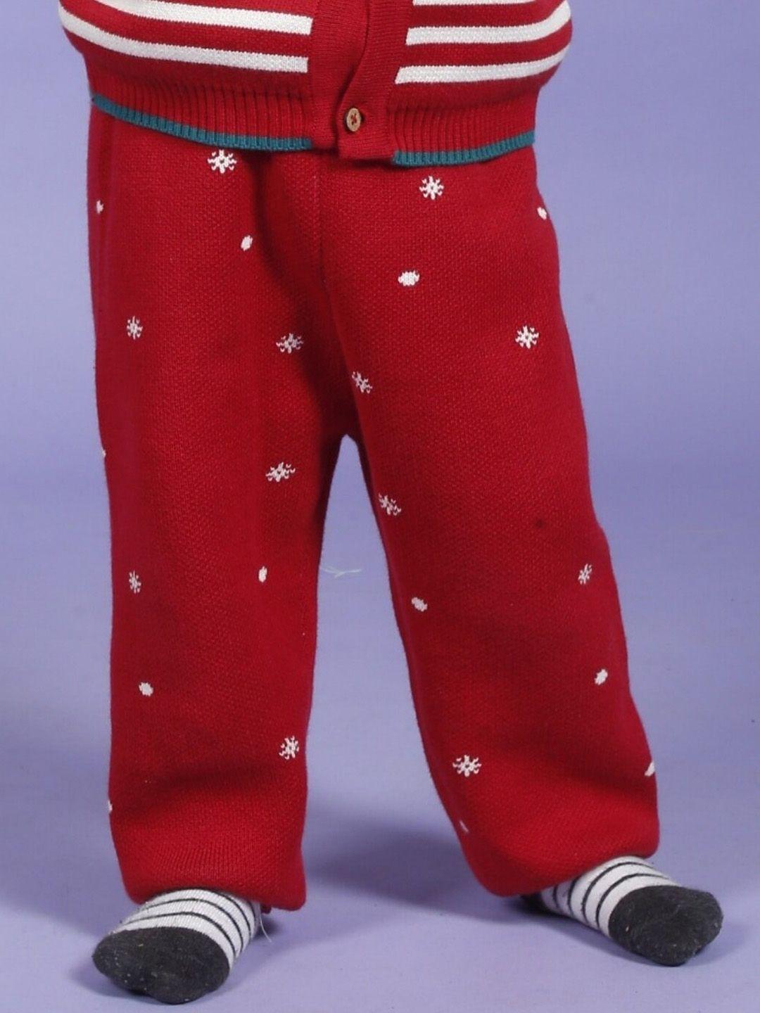 greendeer kids graphic printed cotton track pants