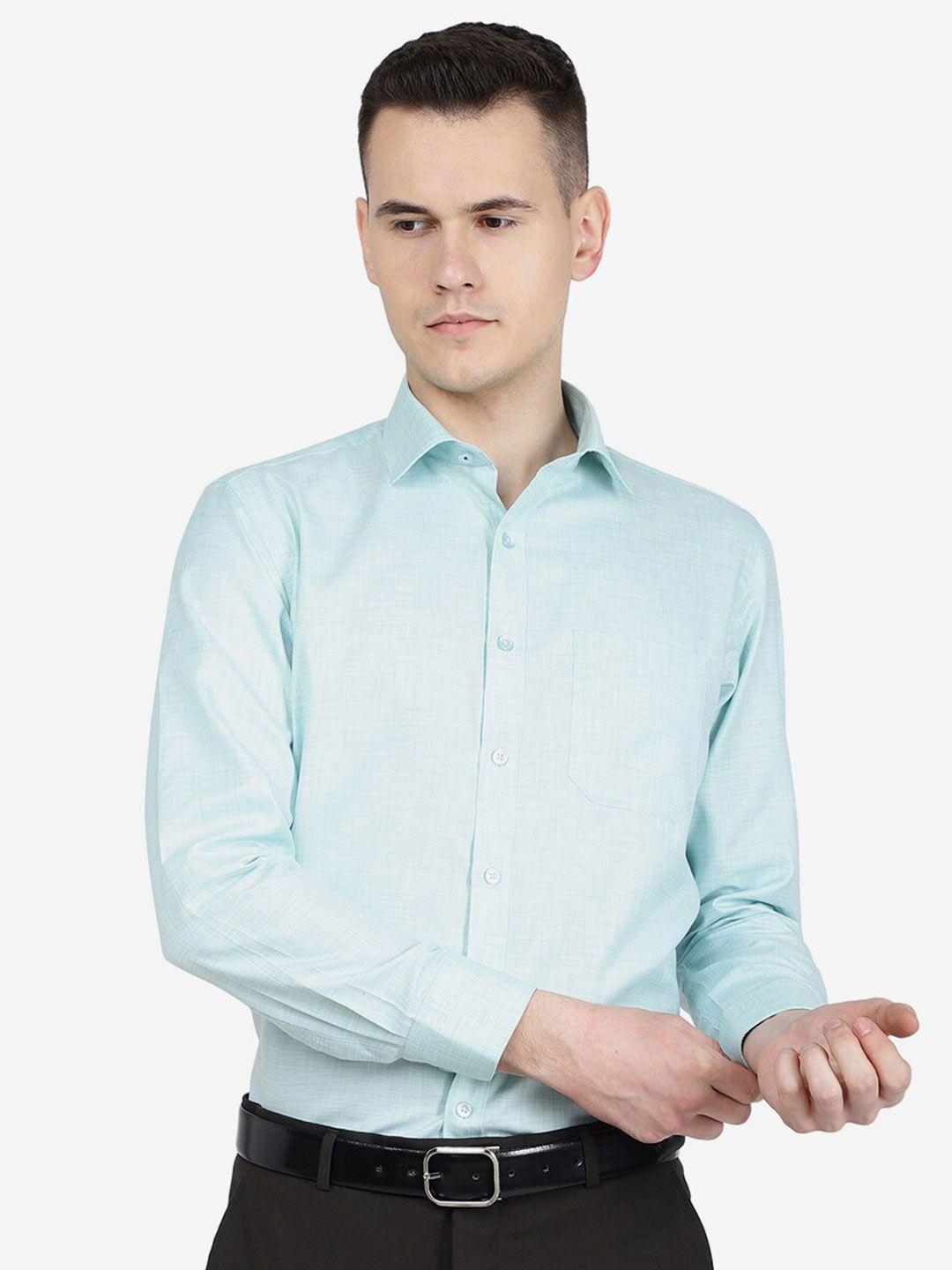 greenfibre long sleeves slim fit formal cotton shirt
