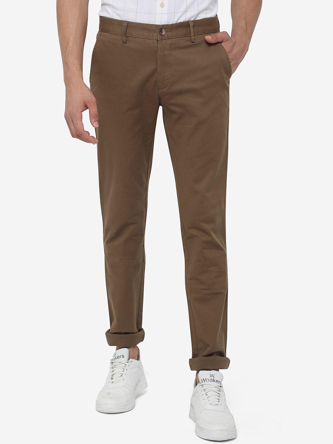 greenfibre men slim fit casual chinos trousers