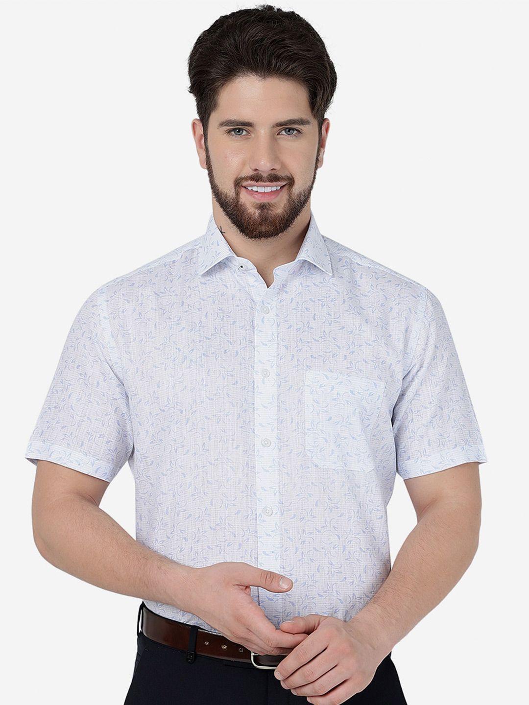 greenfibre micro ditsy printed formal shirt