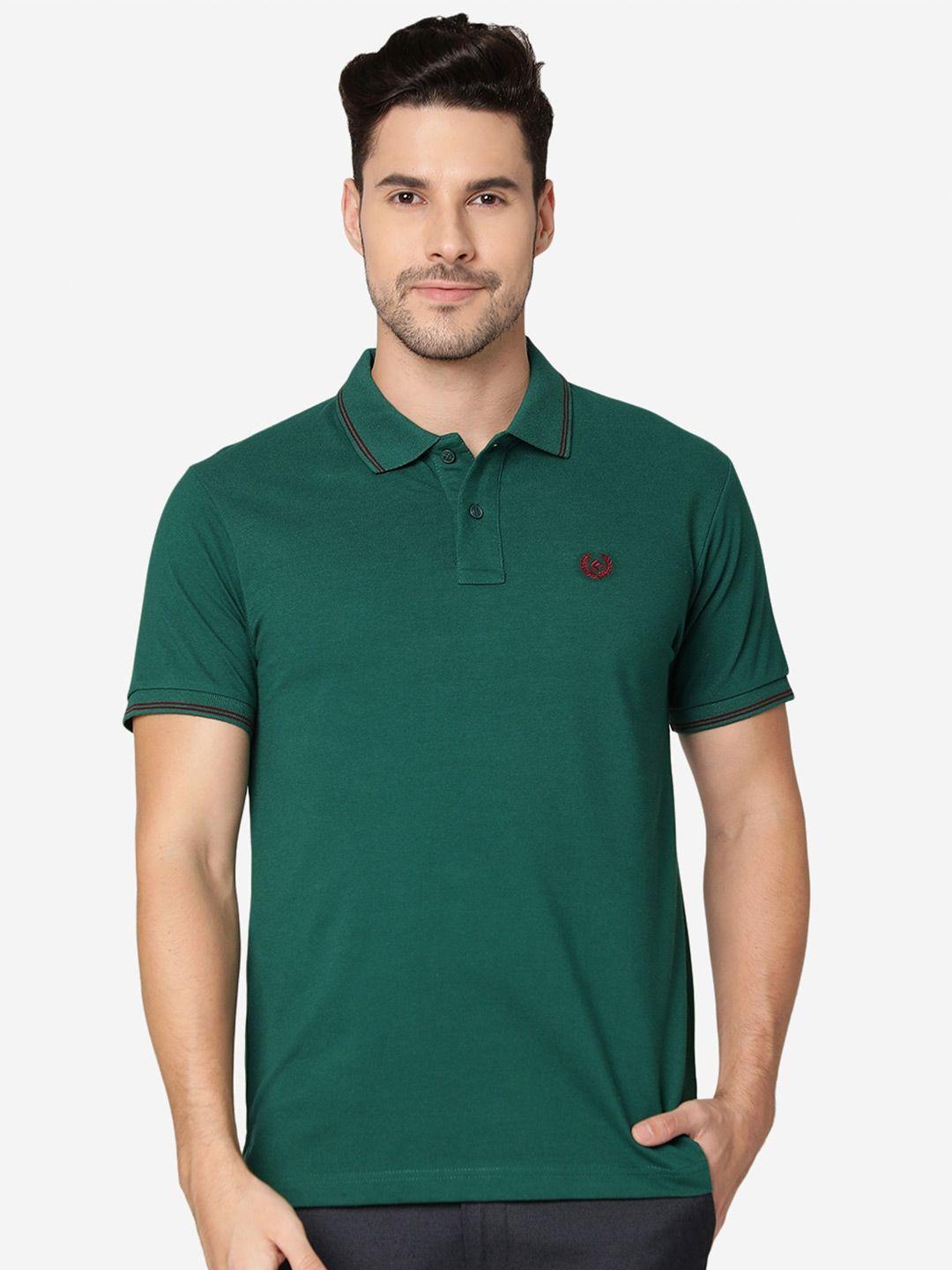 greenfibre polo collar slim fit casual t-shirt