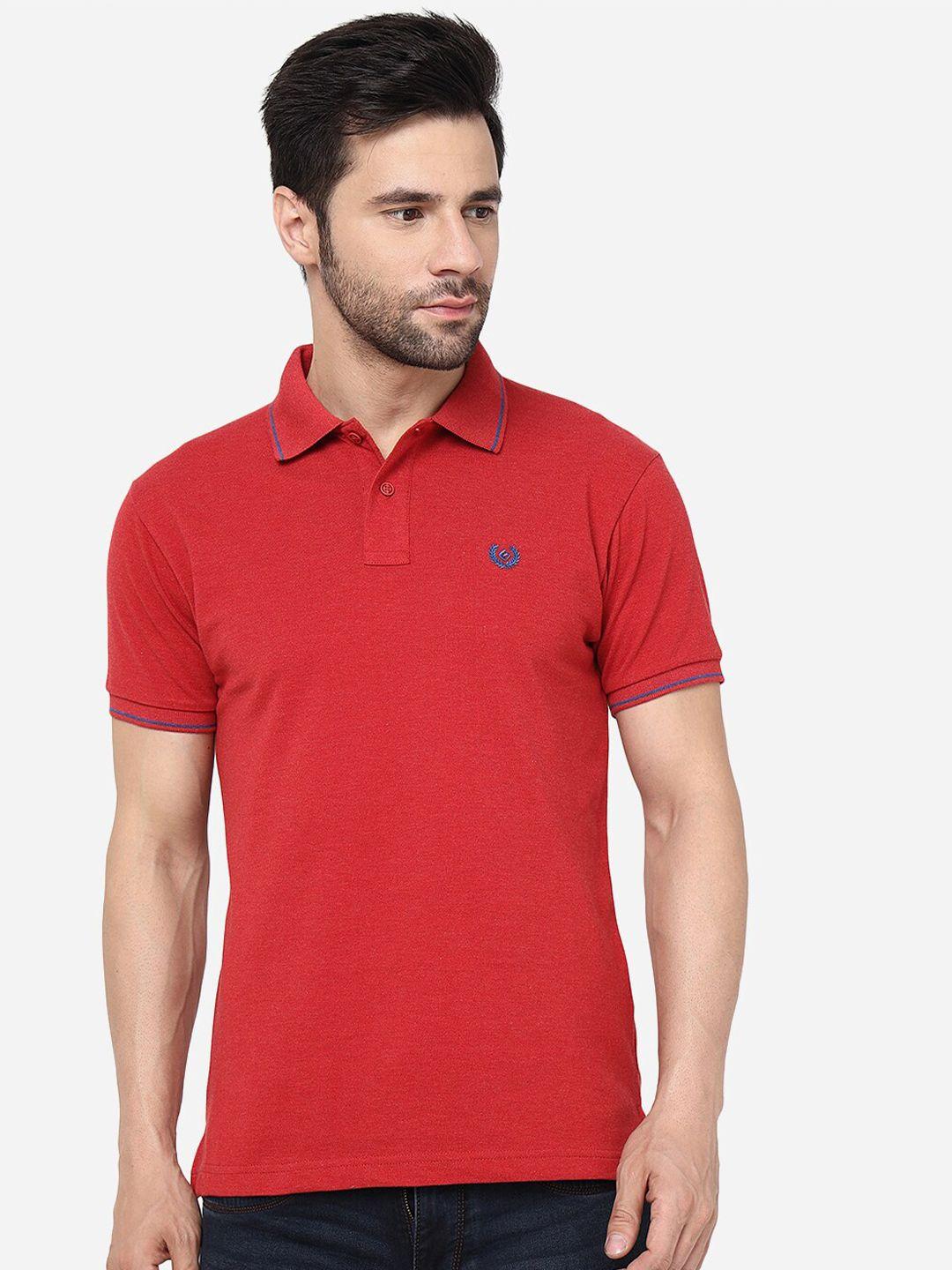 greenfibre polo collar slim fit t-shirt