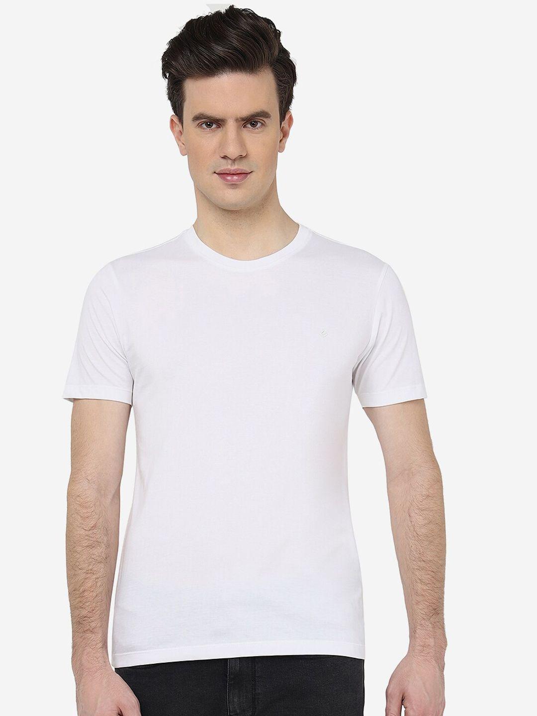 greenfibre pure cotton half sleeve round neck slim fit t-shirt