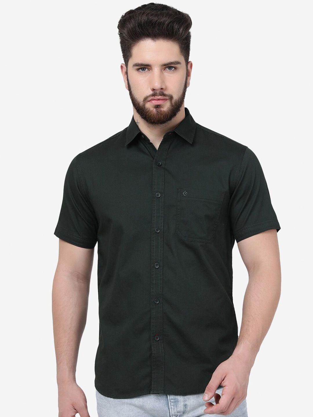 greenfibre slim fit casual pure cotton shirt