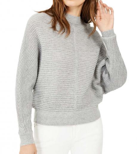 grey crewneck sweater