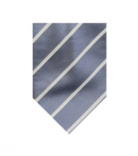 grey dapper stripes silk tie