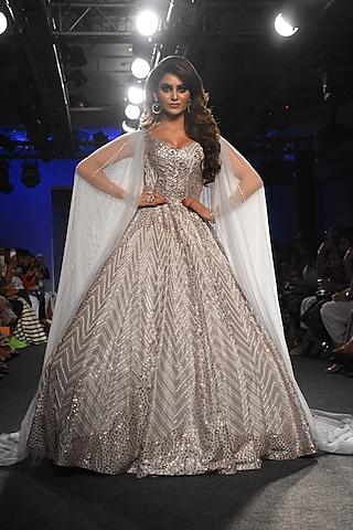 grey-embroidered-gown-with-cape