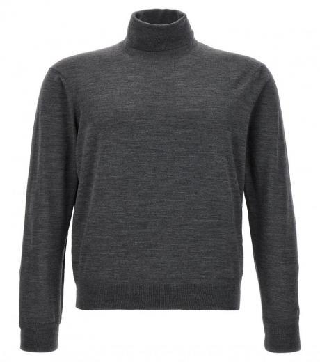 grey high neck sweater