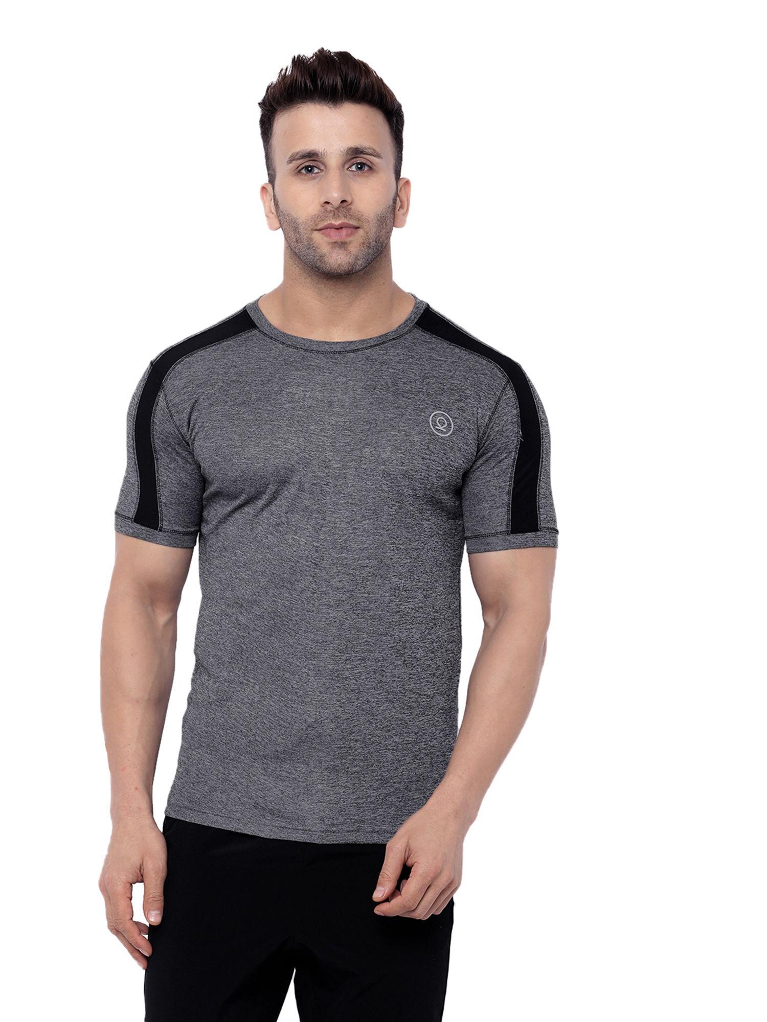 grey men gym t-shirt