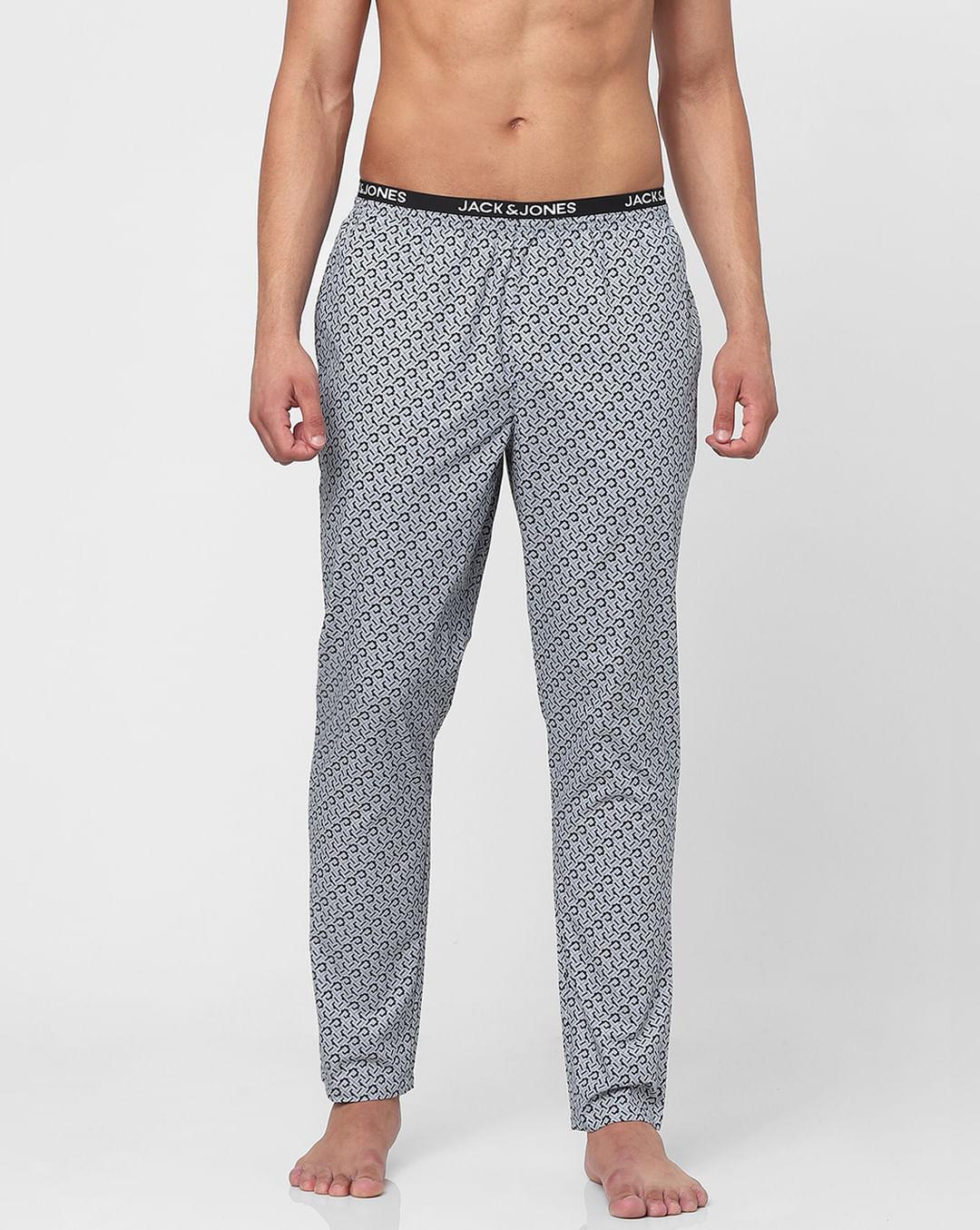 grey printed camo pyjamas