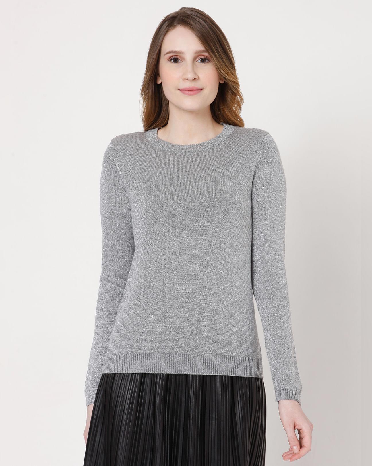 grey pullover