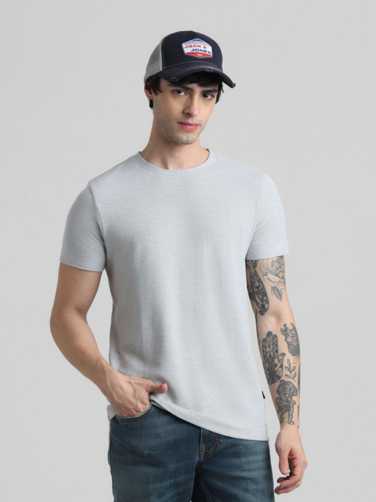 grey slim fit t-shirt