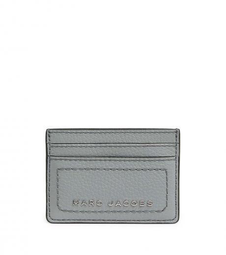 grey solid logo card holder
