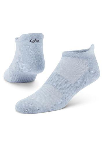 grey solid men bamboo ankle length socks - free size