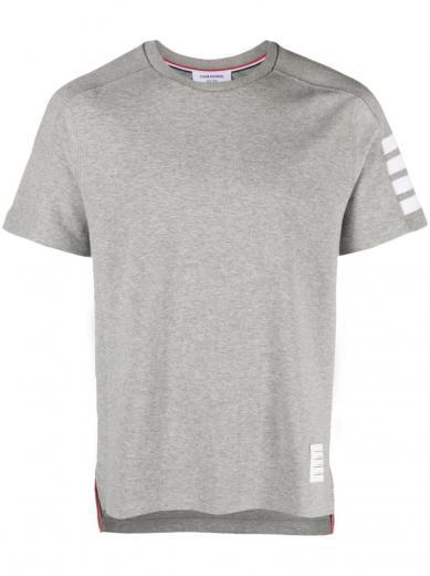 grey 4bar logo t-shirt