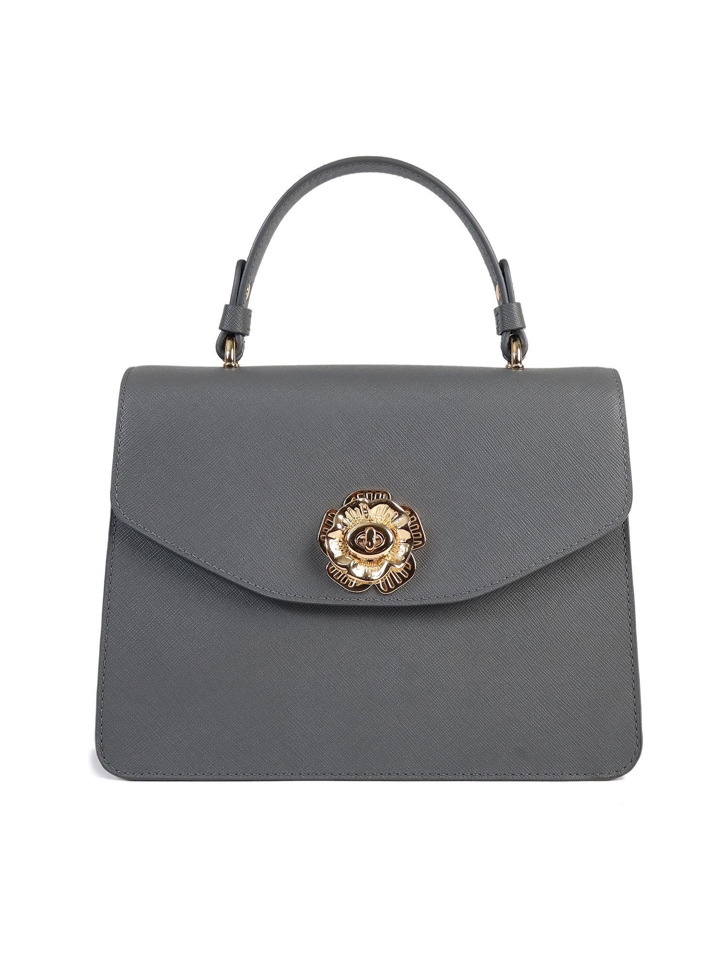 grey aster grey sling bag