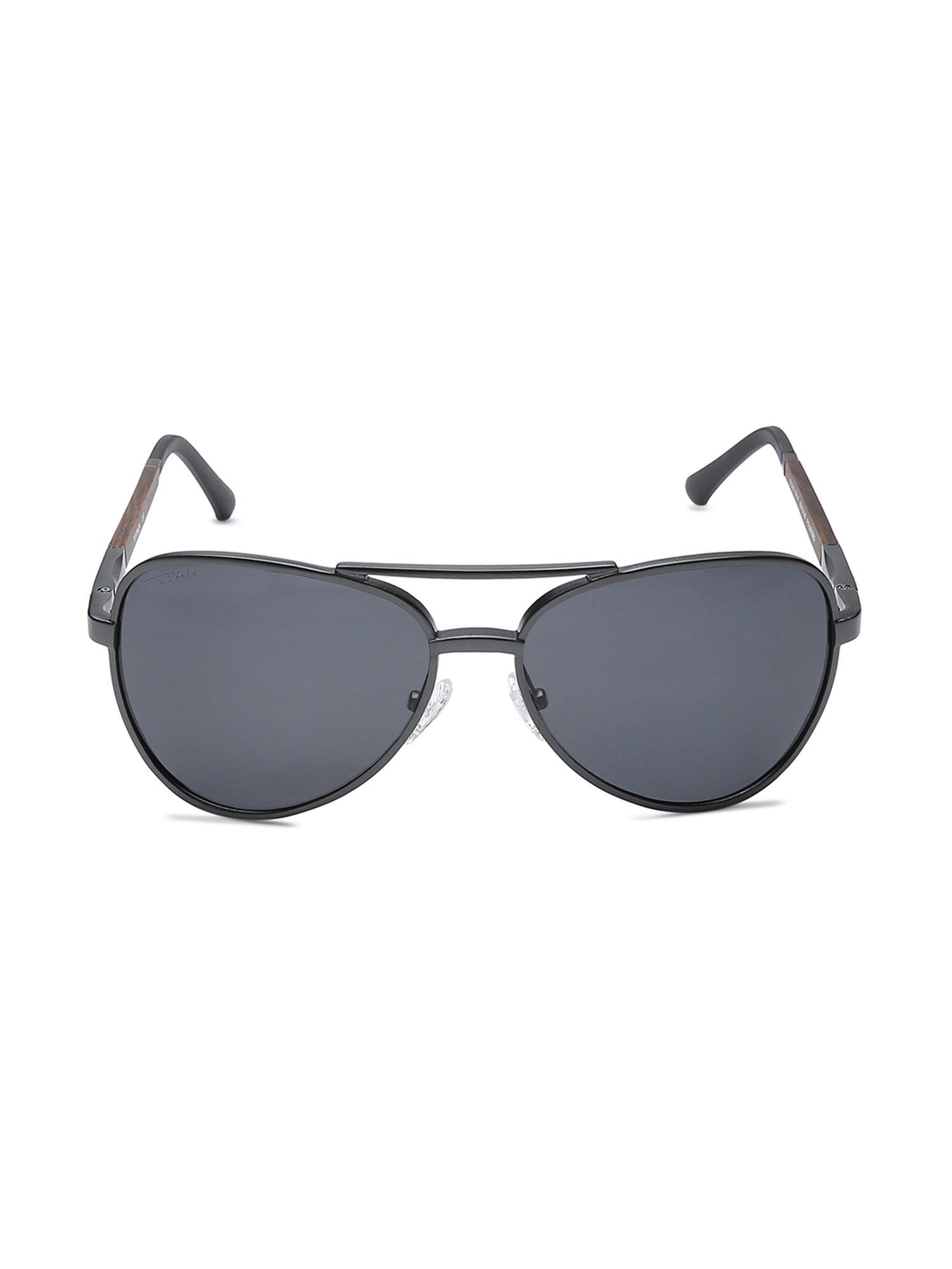 grey aviator sunglasses (gc360bk1pv)