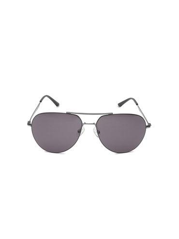 grey aviator sunglasses (gm317bk2nv)