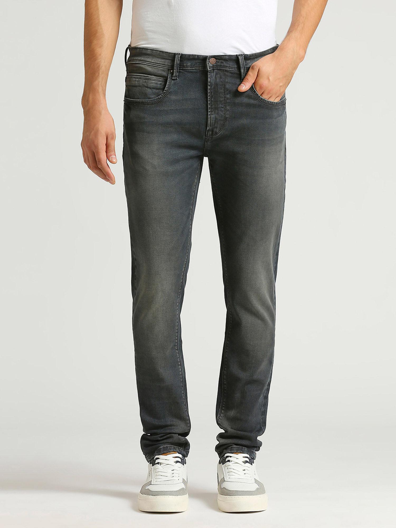 grey chinox super skinny fit mid waist jeans