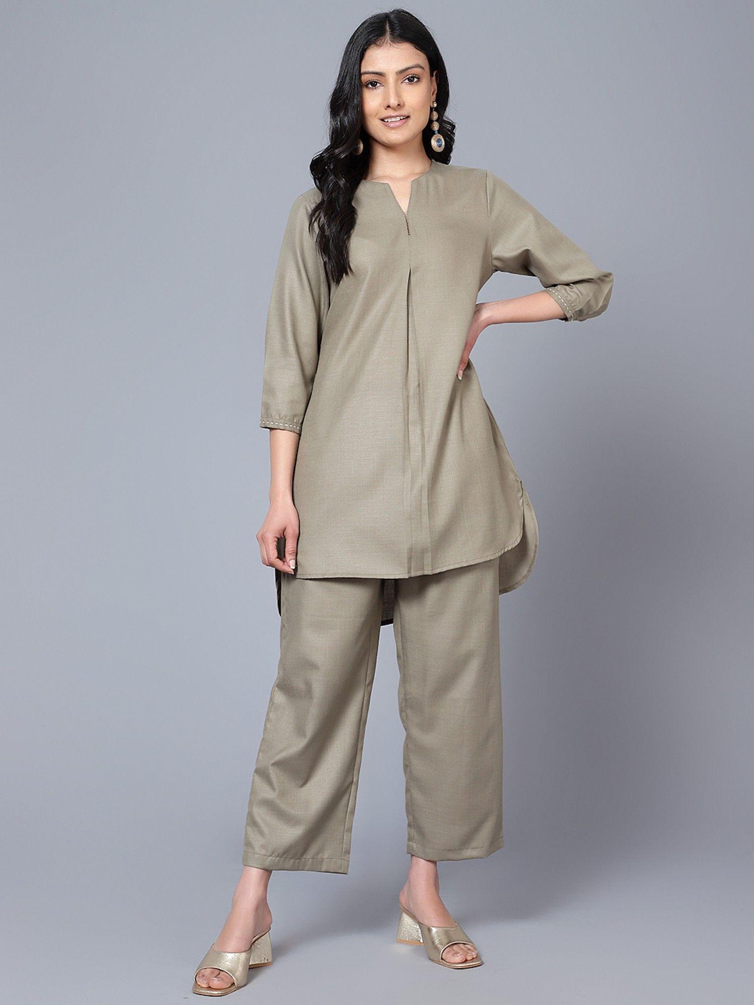 grey co-ord (set of 2)