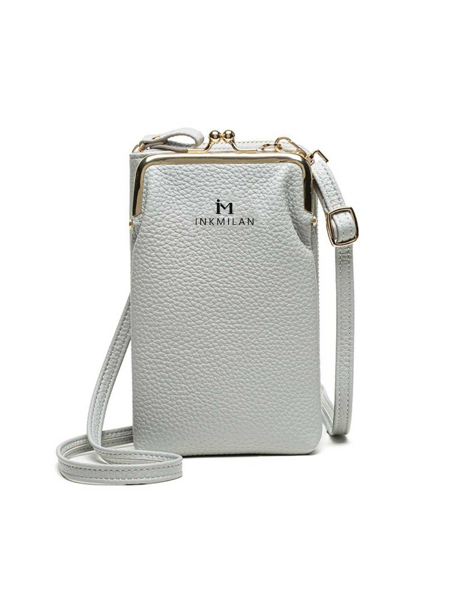 grey crossbody bag for women