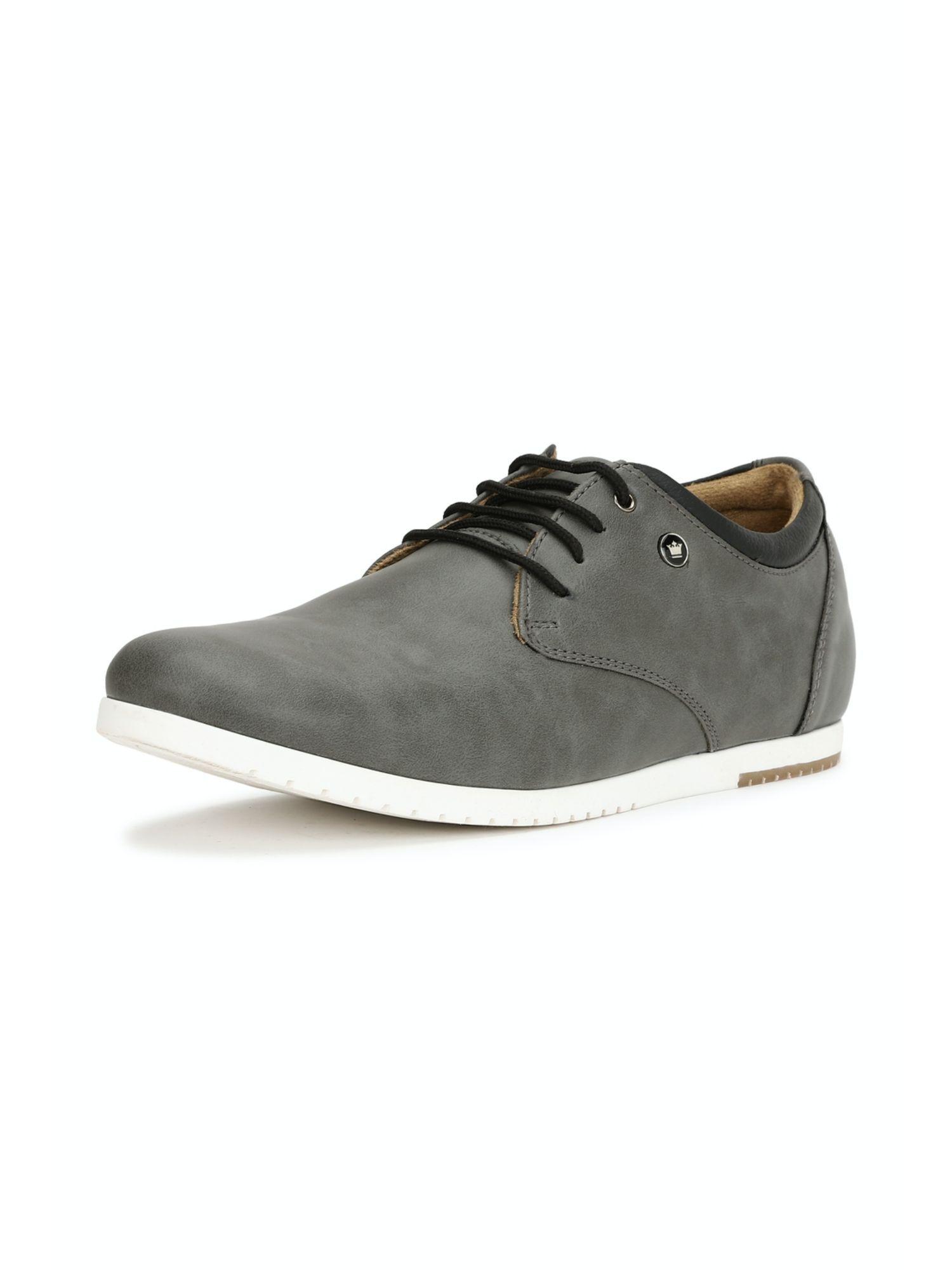 grey lace up shoes