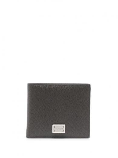 grey leather wallet