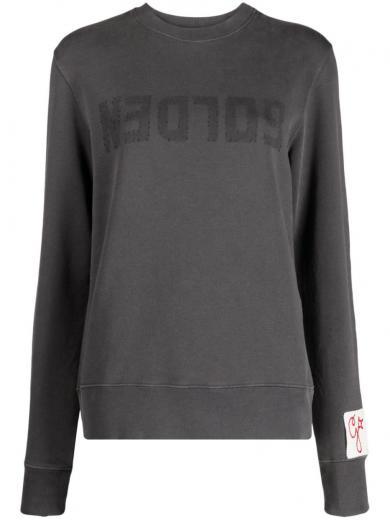 grey logo cotton sweatshirt