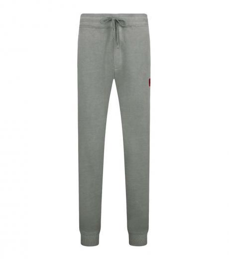 grey logo joggers