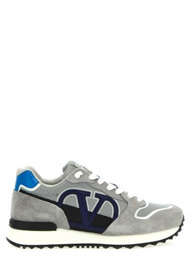 grey logo pace sneakers