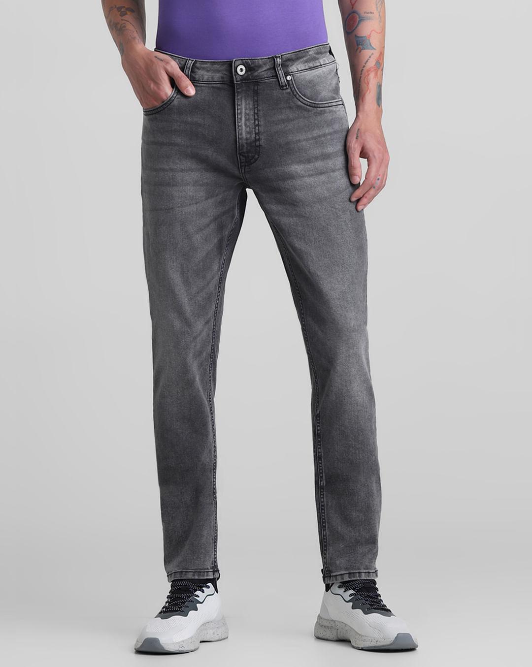 grey low rise ben skinny fit jeans