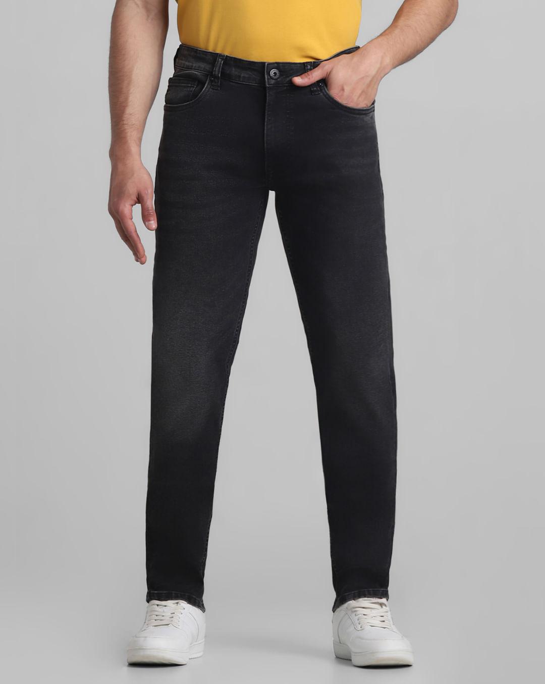 grey low rise washed ben skinny jeans