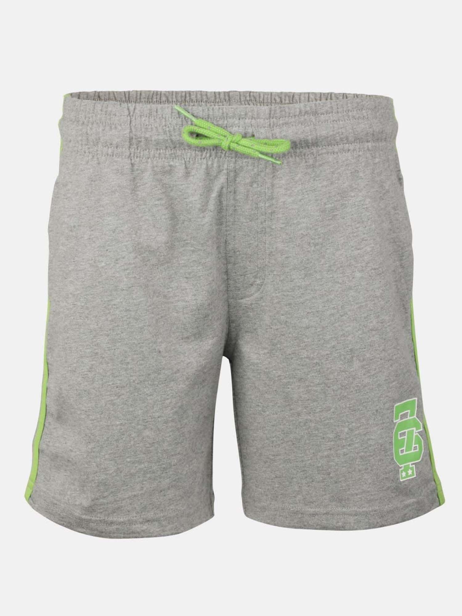 grey melange boys shorts - style number - (ab11)