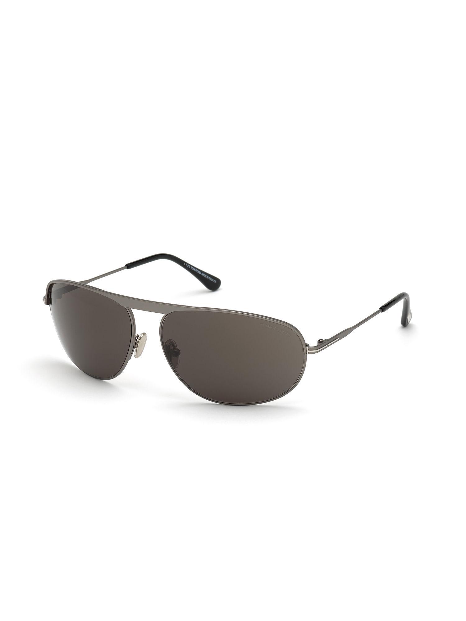 grey metal sunglasses ft0774 63 13a