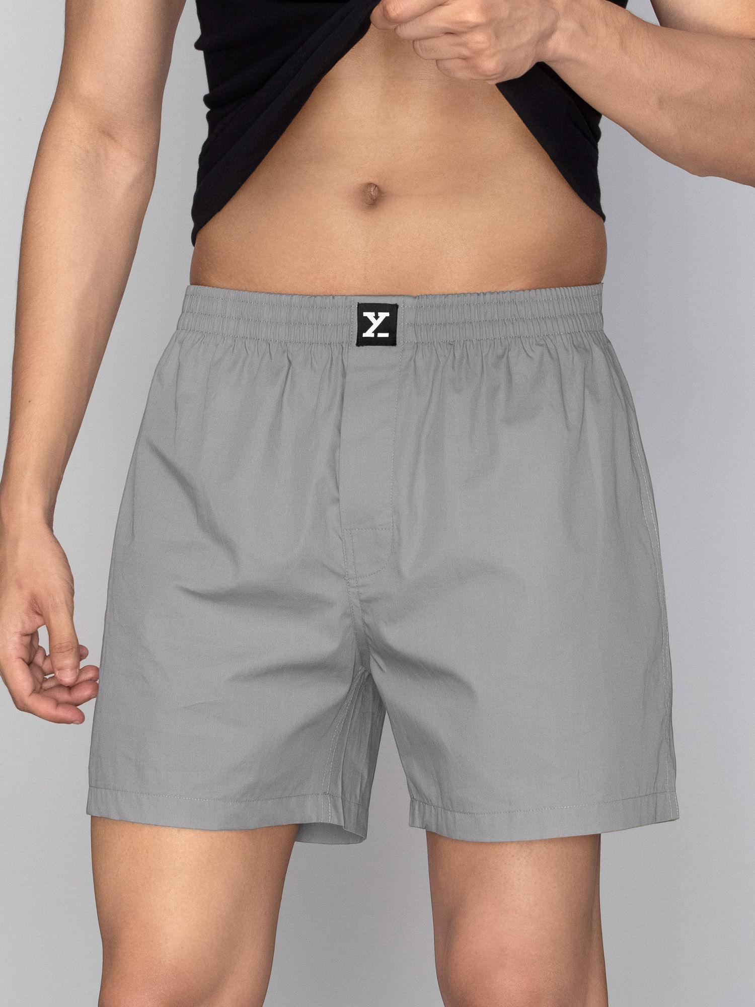 grey pace super combed cotton inner boxers for mens