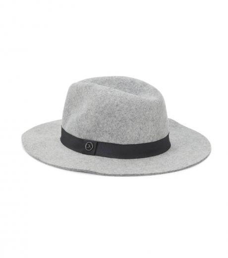grey panama hat